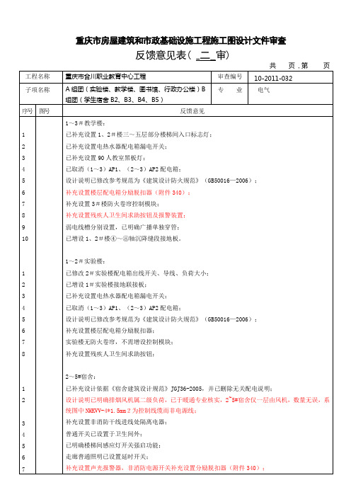 审查意见回复