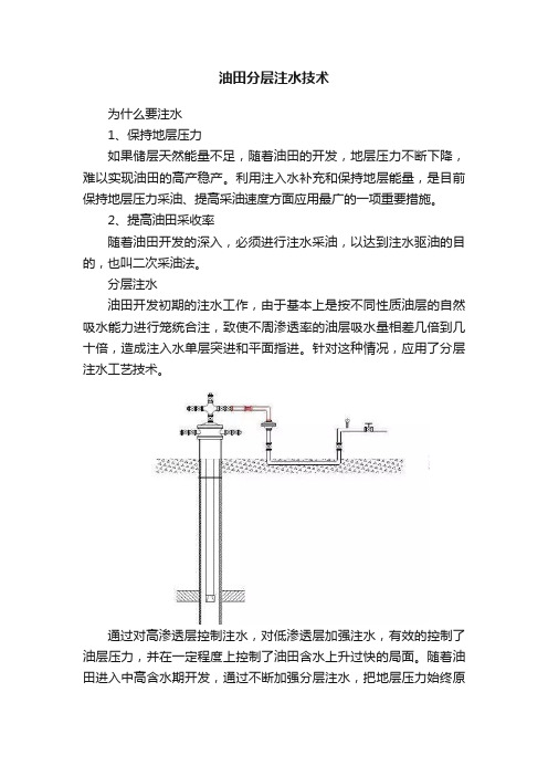 油田分层注水技术