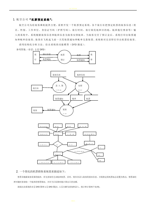 软件工程导论试题集