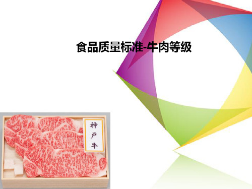 食品质量标准之牛肉等级