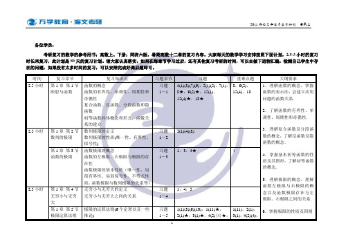 高数前四章习题标注