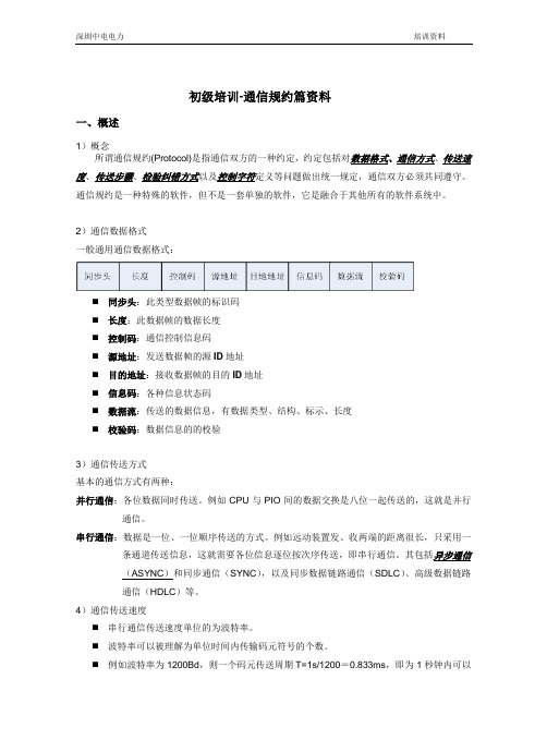 通信规约之基础篇