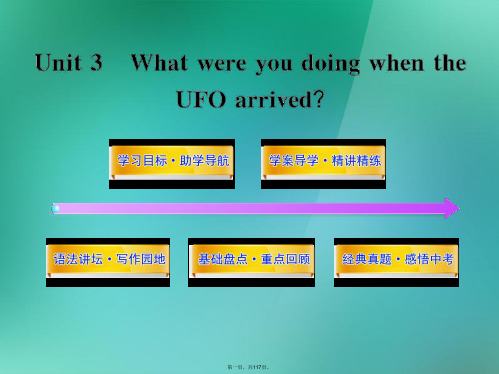 八年级英语下册 Unit 3 What were you doing when the UFO ar