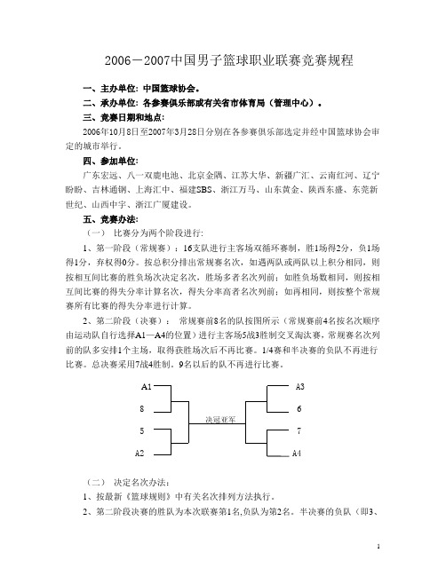 2004-2005中国男子篮球甲A联赛竞赛规程 - 搜狐