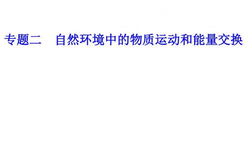 2019-2020年高中地理学业水平测试(合格性)课件：专题二考点4水循环的过程和主要环节水循环的地理意义