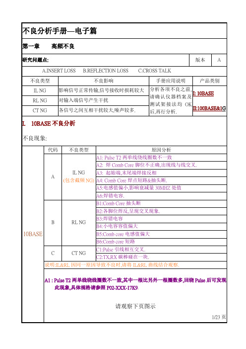 不良分析手册-电子篇