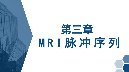 磁共振检查技术第三章 MRI脉冲序列