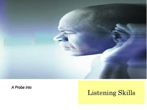 Listening Skills