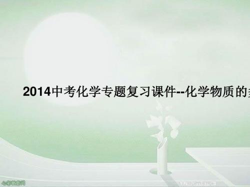 2014中考化学专题复习课件-化学物质的多样性