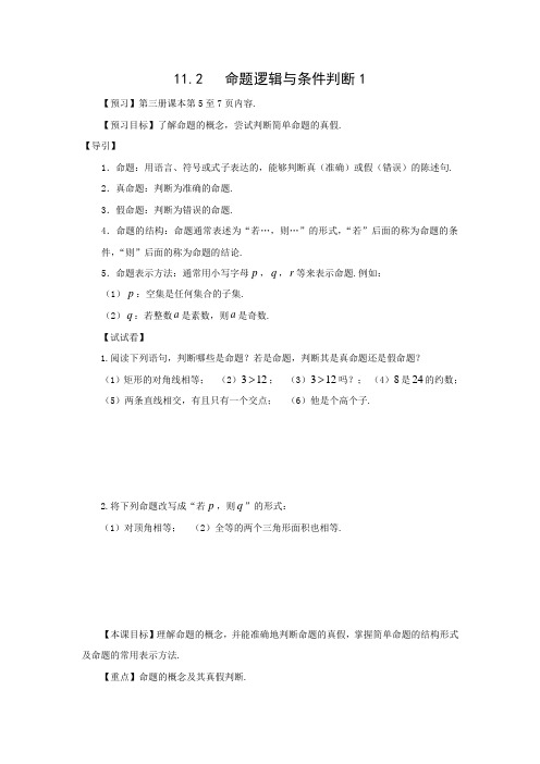 命题逻辑与条件判断1 (1)