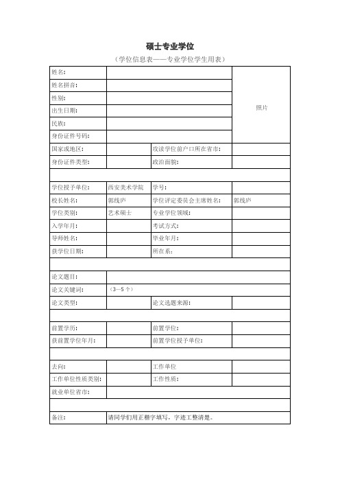 13-2+专业学位学生+学位信息表