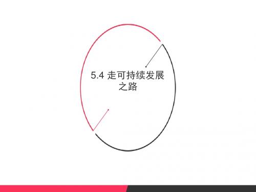 人教版高中思想政治选修6 公民道德与伦理常识课件 5.4 走可持续发展之路课件3