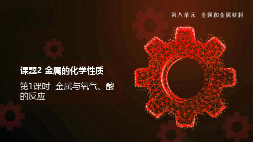 【人教版化学九年级下册经典课件】第1课时 金属与氧气、酸的反应