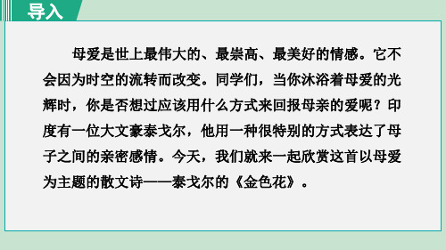 人教部编版七年级语文上册《7 散文诗两首》课件