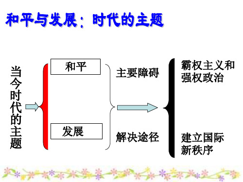 9.2-世界多极化：不可逆转(共19张PPT)概述