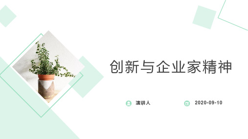 创新与企业家精神