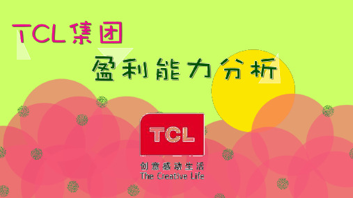 tcl集团财务盈利分析