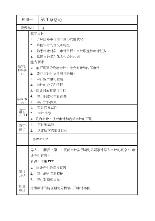 《审计学》教案1-4章.doc