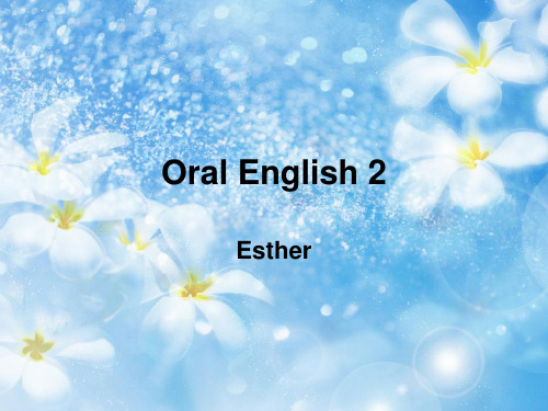 Oral English 2