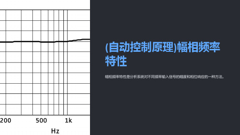 (自动控制原理)幅相频率特性