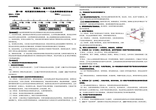 工业革命前地西方世界(知识点)