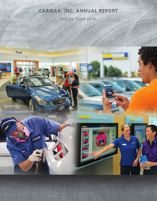 FY14 ARS Complete Annual ReportCarmax 2014 官方财报