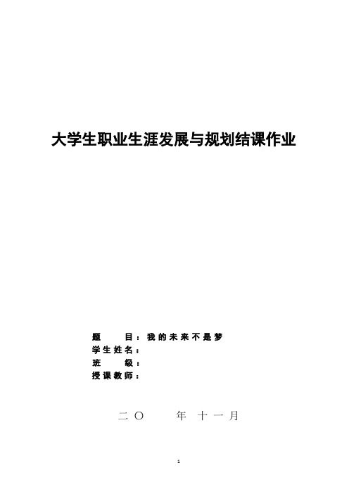 19页5400字物联网工程专业职业生涯规划