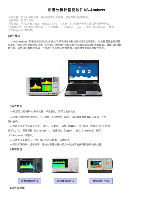 频谱分析仪程控软件NS-Analyzer